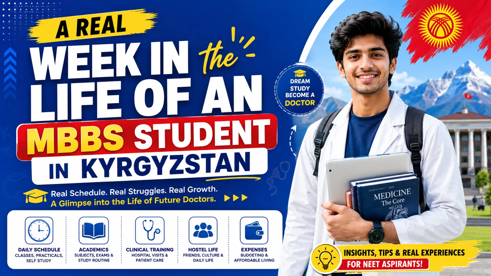 A Real Week in the Life of an MBBS Student in Kyrgyzstan